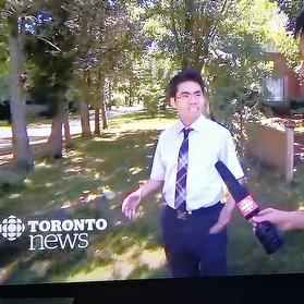Peter He on CBC news